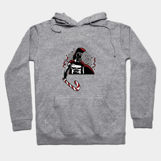 festive Spartan warrior Hoodie by TomiAx